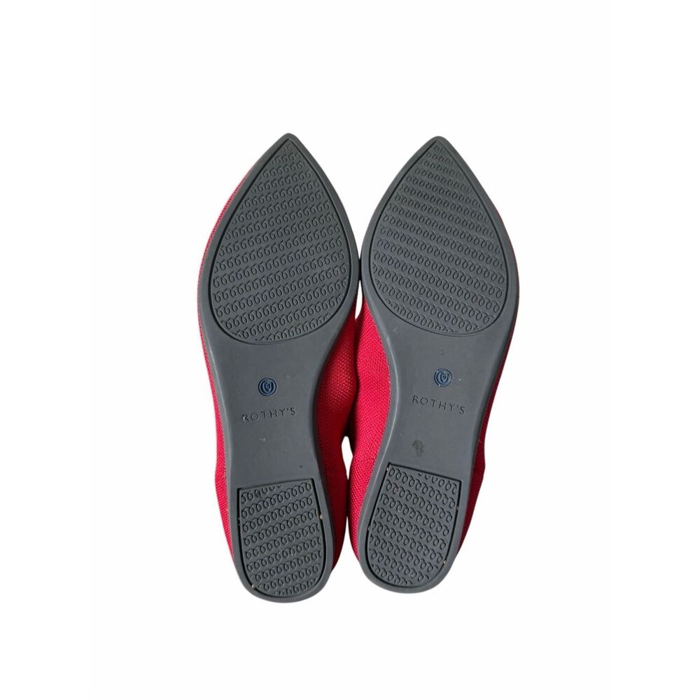 Rothy's Red Pointed Toe Flats - Picture 9 of 9